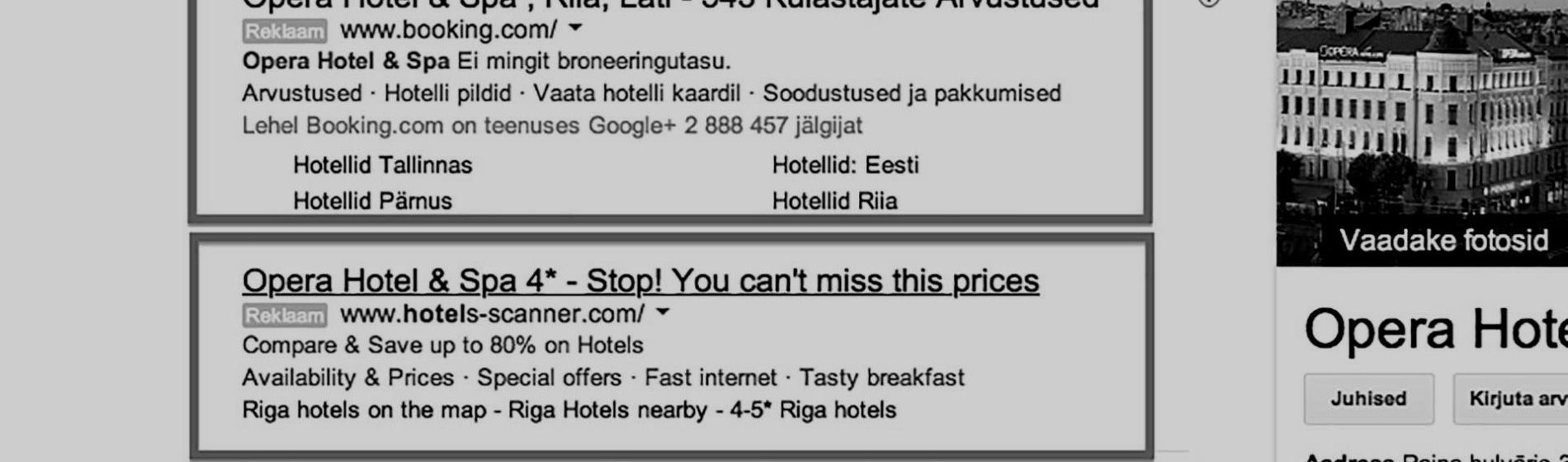 Stop Time: hotéis no Google